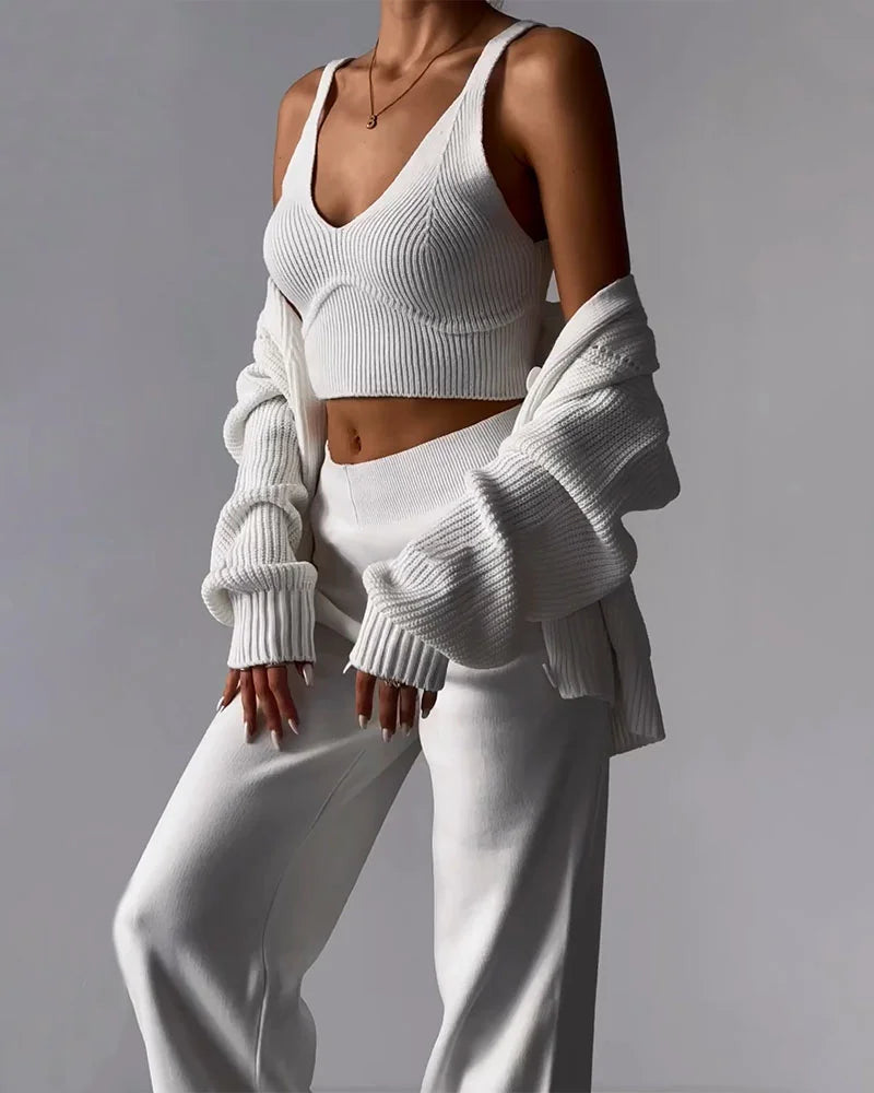 Amandine - Élégant Ensemble en Tricot