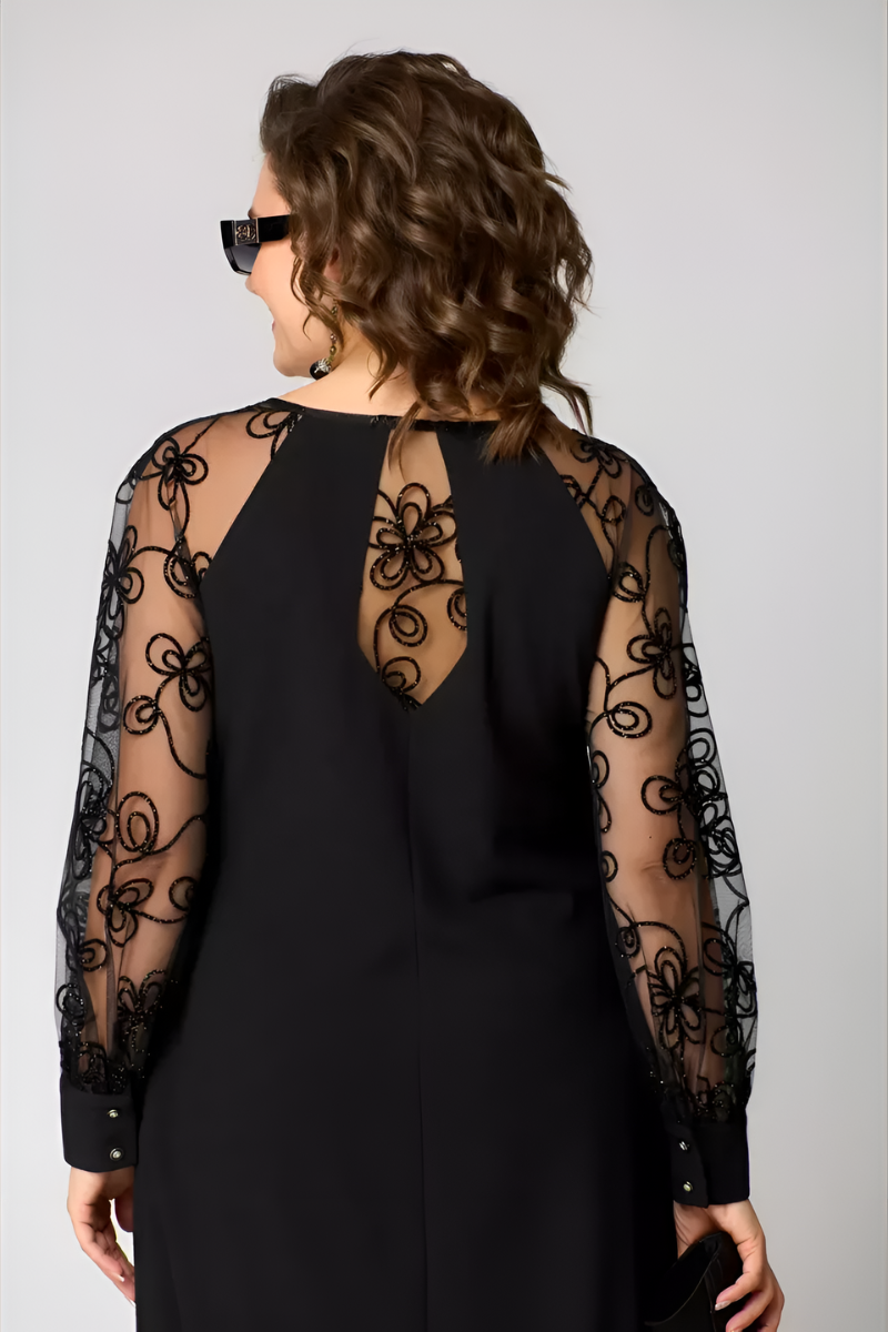 Amira™ | Robe élégante à manches en dentelle