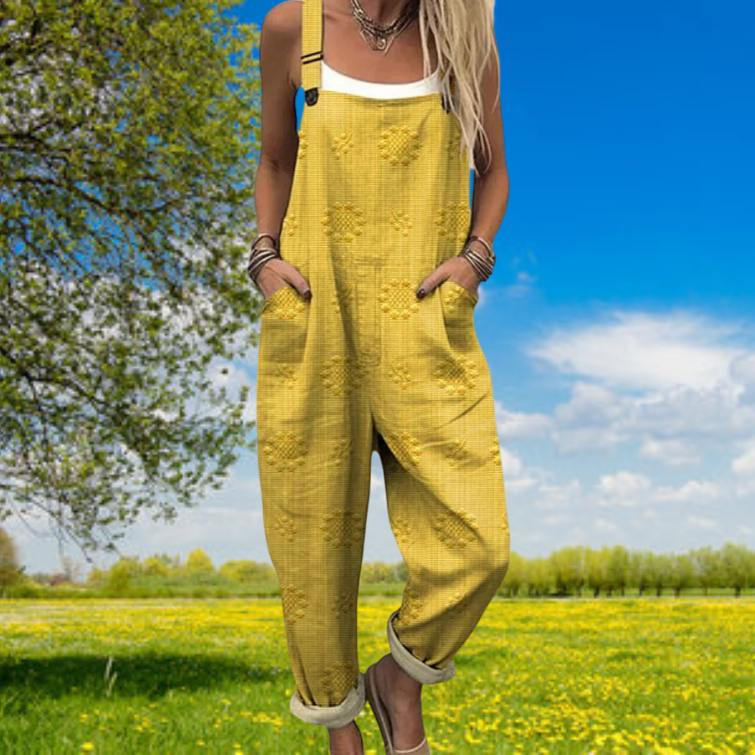 Pauline - Combinaison Vintage Chic et Décontractée