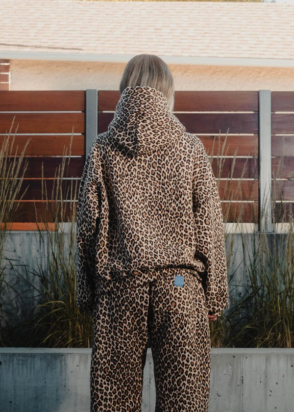 Noémie - Chic Sweat à Capuche Léopard