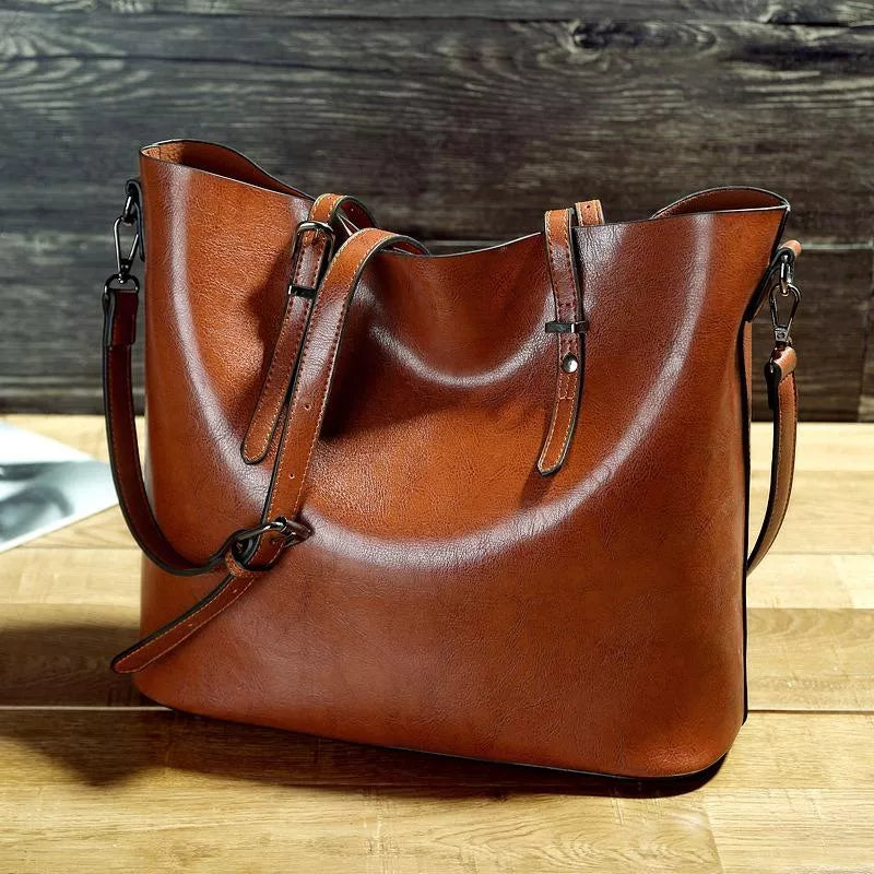 Clara® | Sac à main en cuir vintage