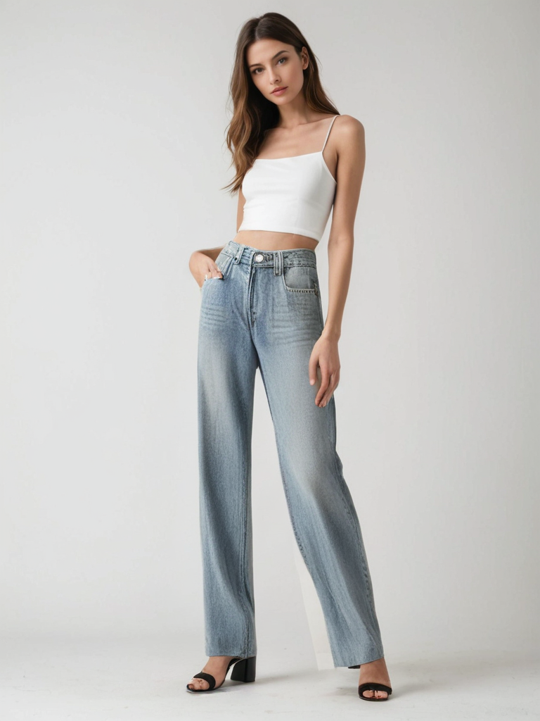 Lunara Paris | Jeans Évasés Vintage