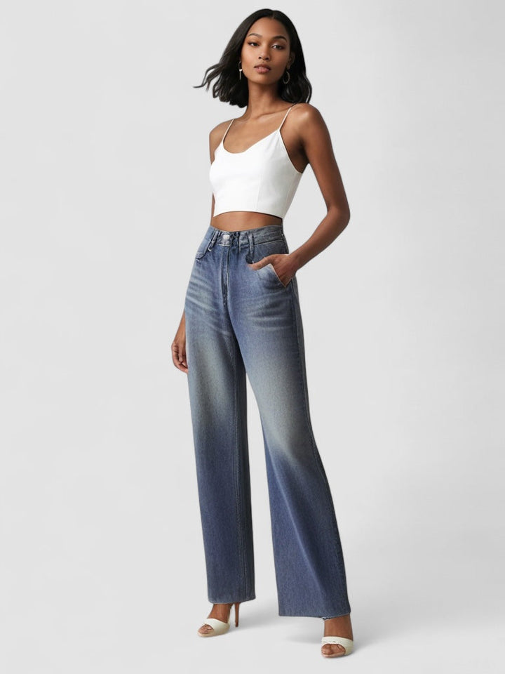 Lunara Paris | Jean Large Effet Usé