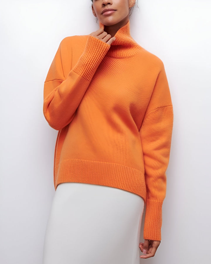 Liora™ | Pull Ample à Col Roulé