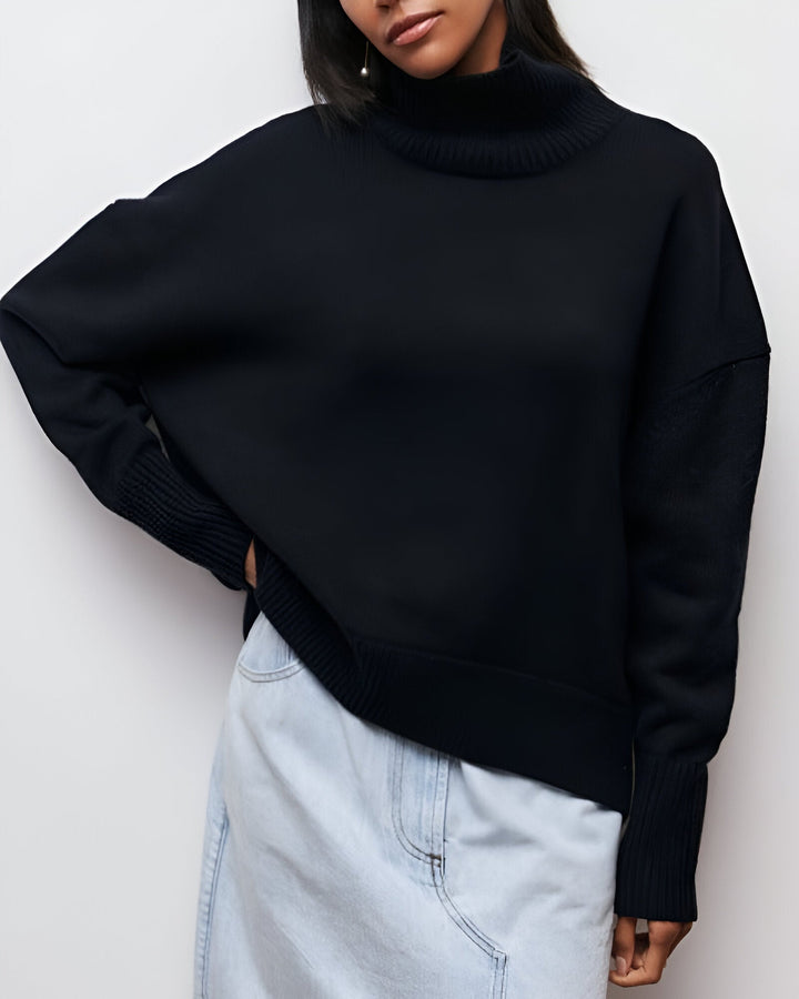 Liora™ | Pull Ample à Col Roulé