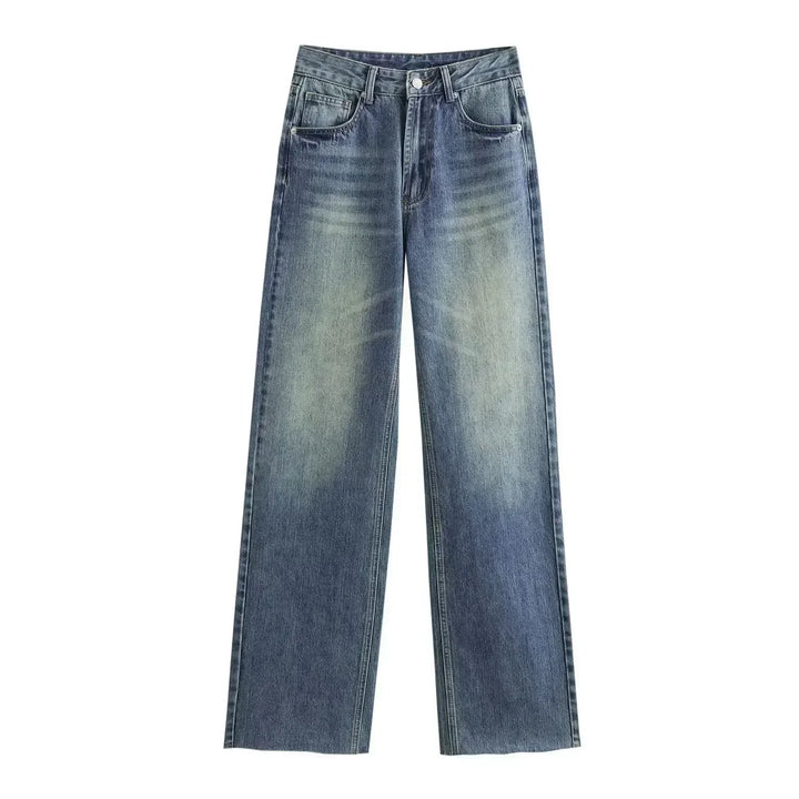Lunara Paris | Jean Large Effet Usé