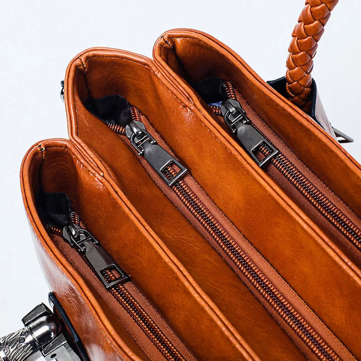 Pia® | Sac Élégant avec Poignées Tressées