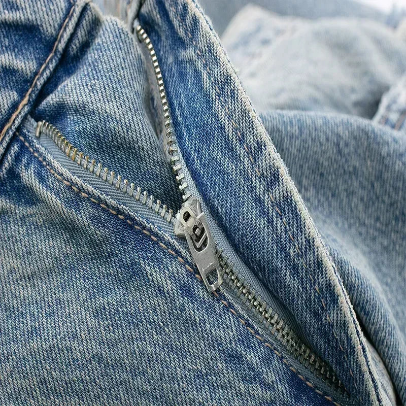 Lunara Paris | Jean Patchwork Détérioré