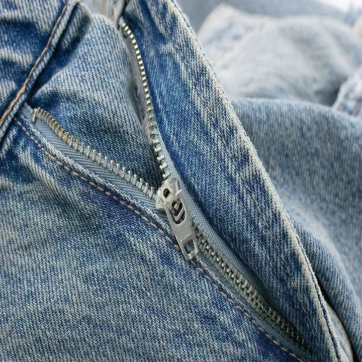 Lunara Paris | Jean Patchwork Détérioré