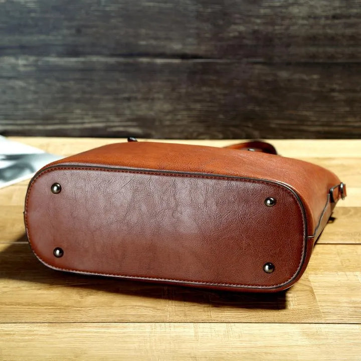 Clara® | Sac à main en cuir vintage