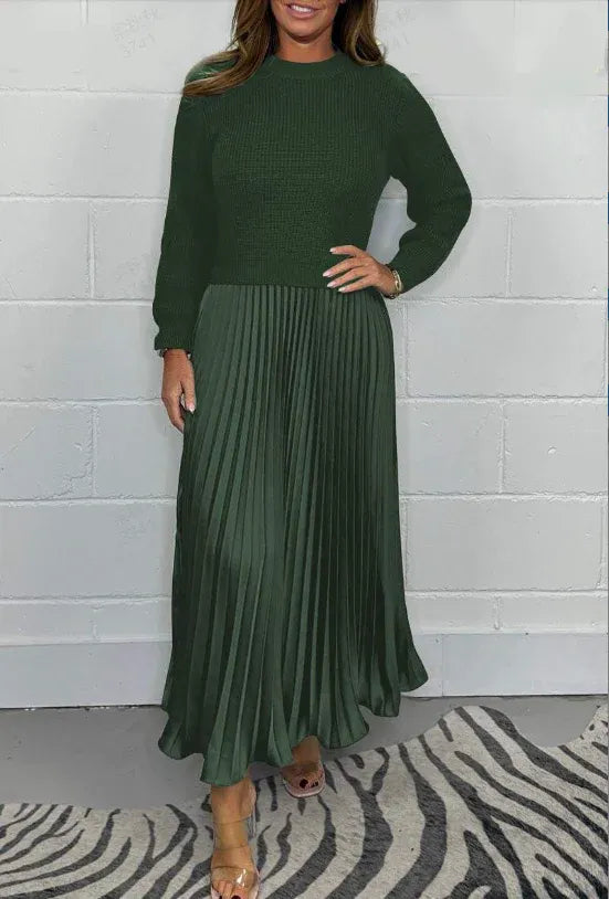 Claudia - Robe Plissée Élégante